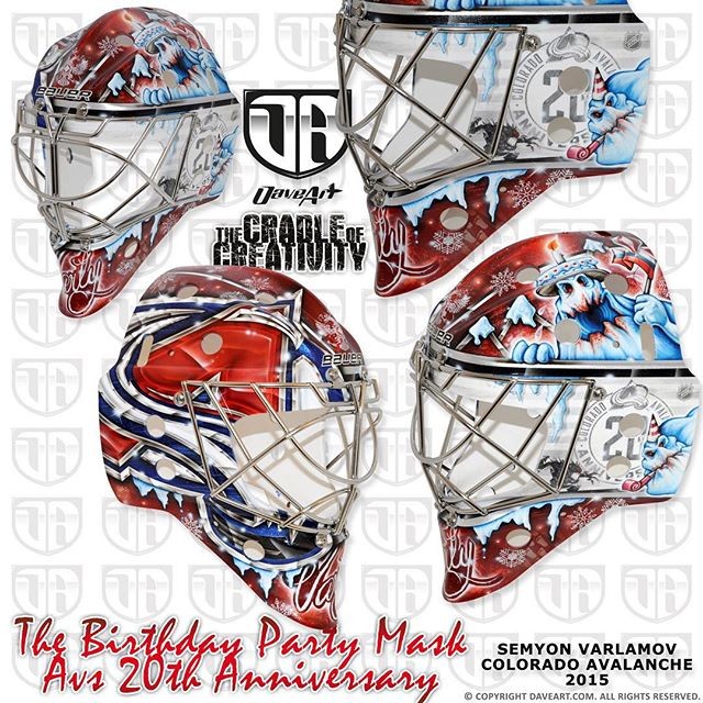 Le nouveau masque de Semyon Varlamov