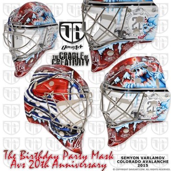 Le nouveau masque de Semyon Varlamov