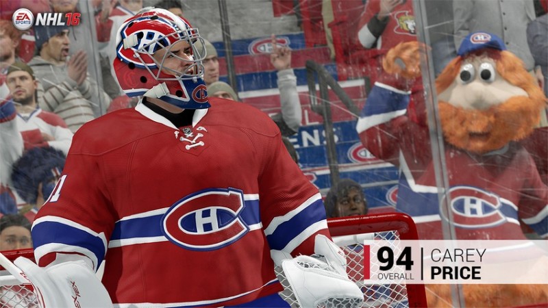 Les 10 meilleurs gardiens dans NHL 16