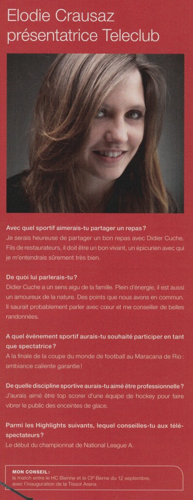 Une touche féminine sur Teleclub