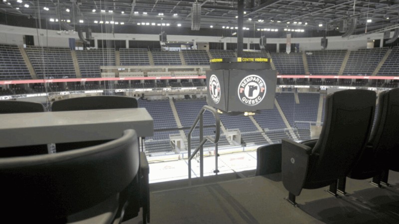 Visite du nouveau stade de Québec