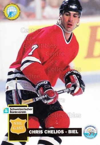 Retro : carte de Chris Chelios au HC Bienne