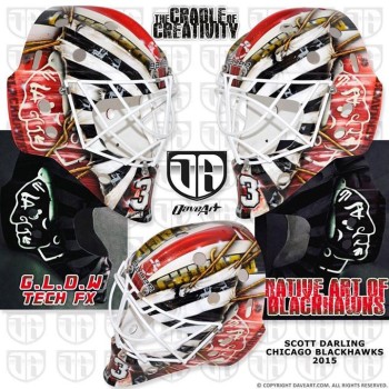 Le nouveau masque de Scott Darling