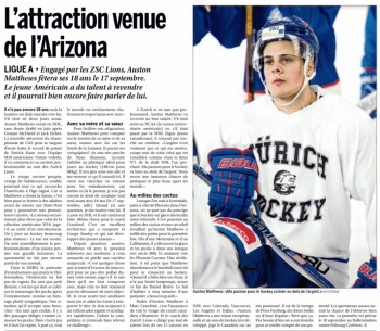 Auston Matthews, l'attraction venue de l'Arizona