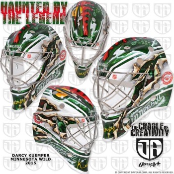 Le nouveau masque de Darcy Kuemper