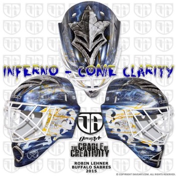 Le nouveau masque de Robin Lehner