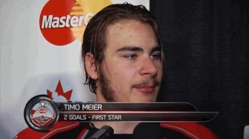 Timo Meier tout proche de la NHL selon son coach