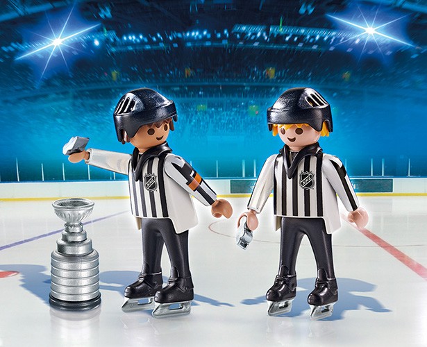 Les arbitres en version Playmobil