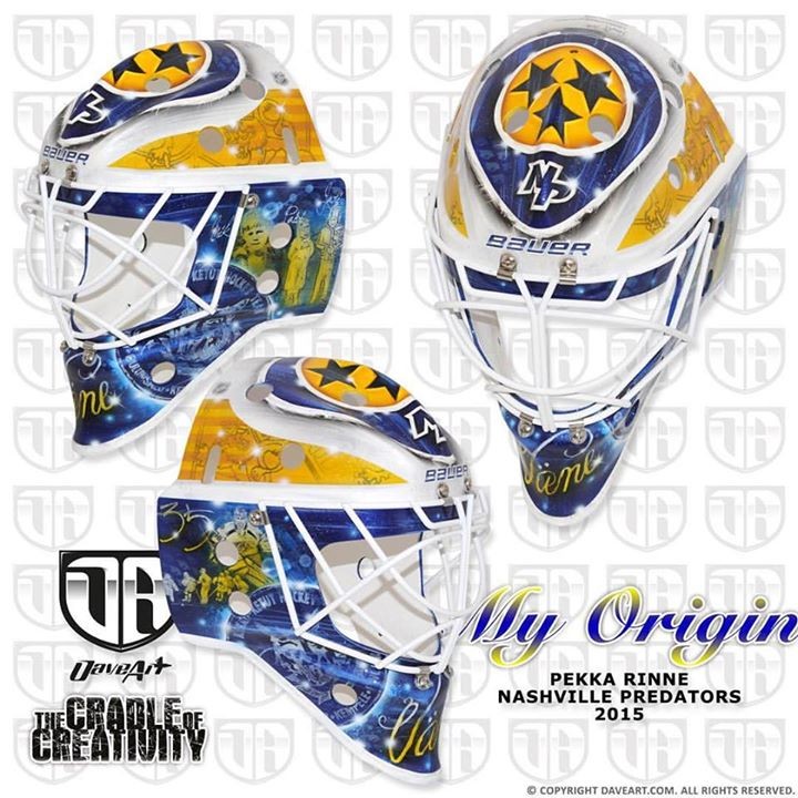Le nouveau masque de Pekka Rinne