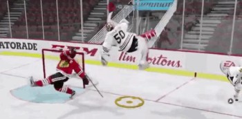 Un gardien en folie dans NHL 16