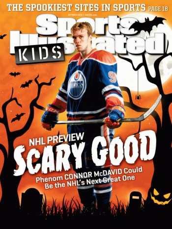 Connor McDavid en couverture de Sports Illustrated Kids
