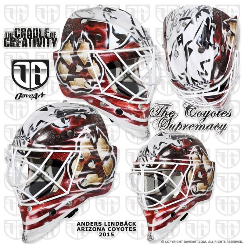 Le nouveau masque d'Anders Lindbäck