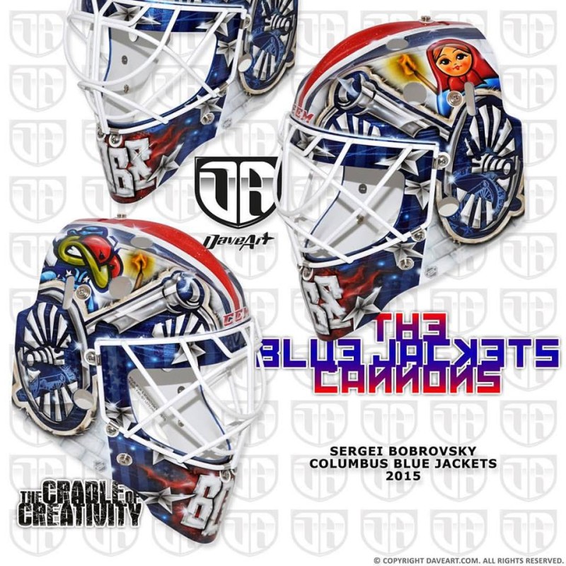 Le nouveau masque de Sergei Bobrovsky
