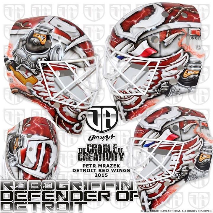 Le nouveau masque de Petr Mrazek