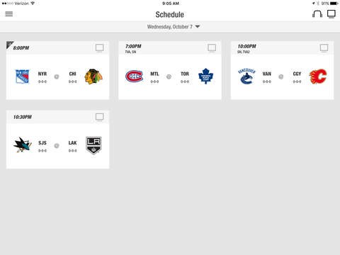 NHL GameCenter est maintenant compatible Chromecast