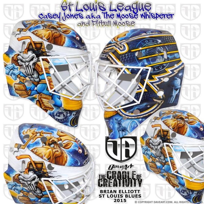 Le nouveau masque de Brian Elliott