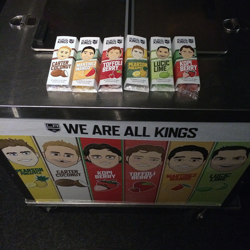 Les joueurs de Kings ont leur propre glace à l'eau