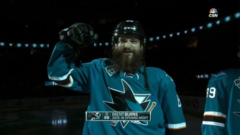 Brent Burns ravi de retrouver ses partisans