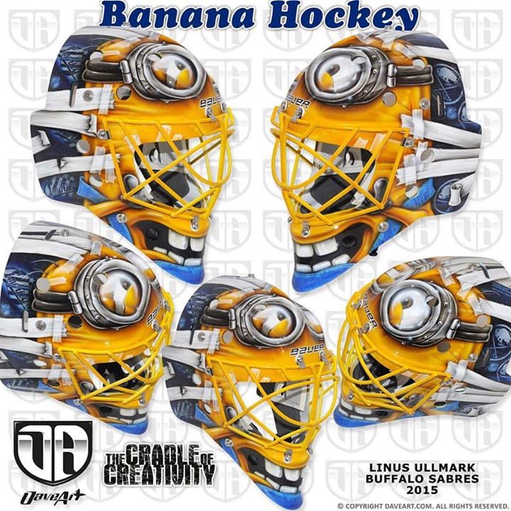 Un masque original pour Linus Ullmark