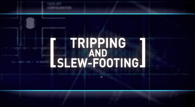 Vidéo sur la dangerosité du balayage / slew-footing