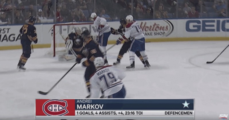 Andrei Markov atteint les 500 points en carrière