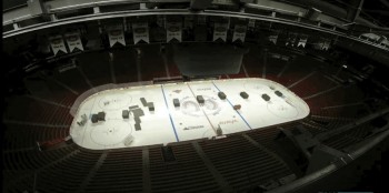 Timelapse de la transformation du Centre Bell