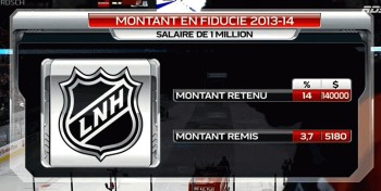 Explication de l'escrow dans la LNH