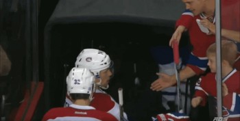 La canne d'Emelin n'intéresse pas ce jeune fan