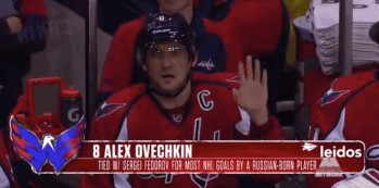 Alex Ovechkin égale le record de Sergei Fedorov