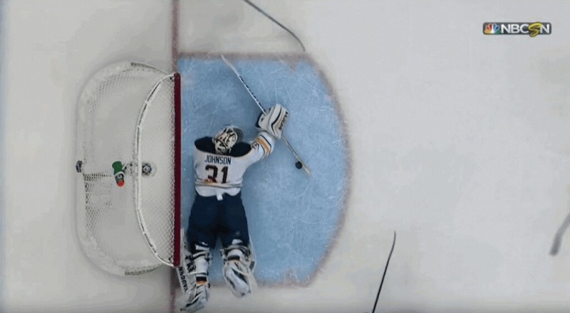 NHL : deux arrêts in extremis