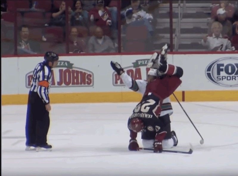 Un arbitre dubitatif