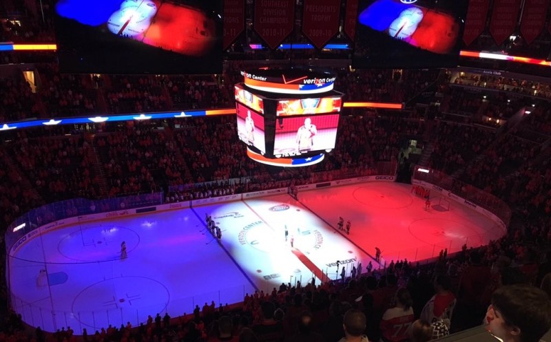 Bel hommage des Capitals de Washington