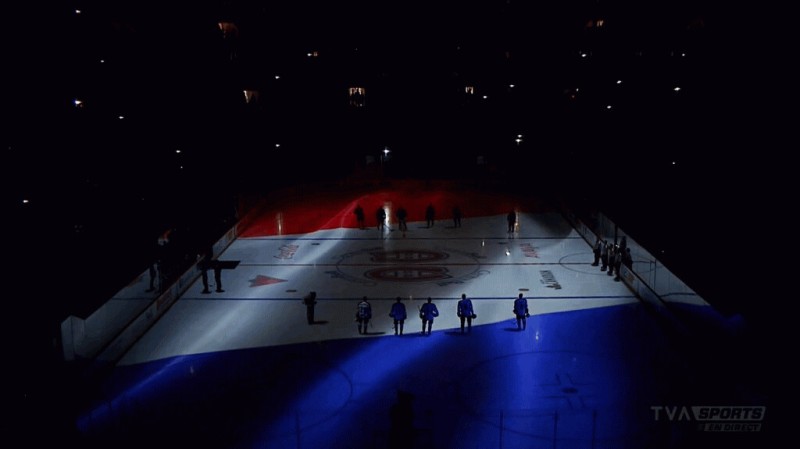 A voir : « La Marseillaise » jouée au Centre Bell