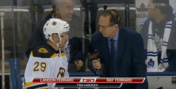 A voir : Ray Ferraro interviewe son fils Landon