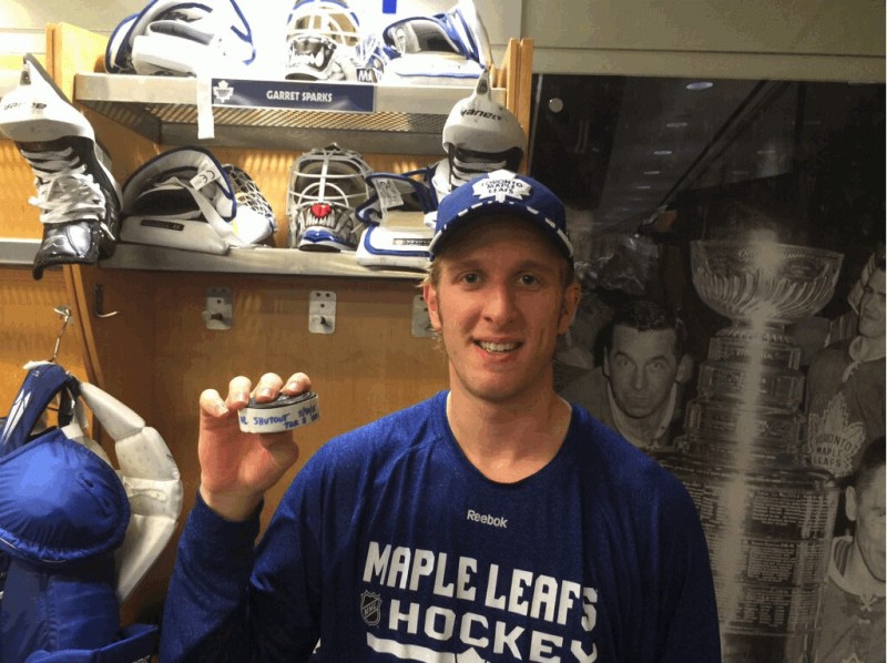 Une soirée très émotive pour Garret Sparks