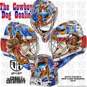 Le nouveau masque d'Antti Raanta