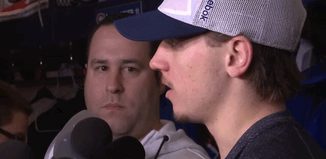 Sven Andrighetto  à l'interview