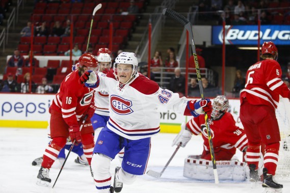 Daniel Carr marque à son premier shift en NHL