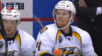 Ryan Ellis légèrement remonté contre l'arbitre