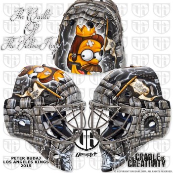 Le nouveau masque de Peter Budaj en détails