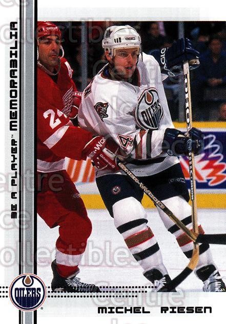 Rétro : cartes des Oilers de Michel Riesen