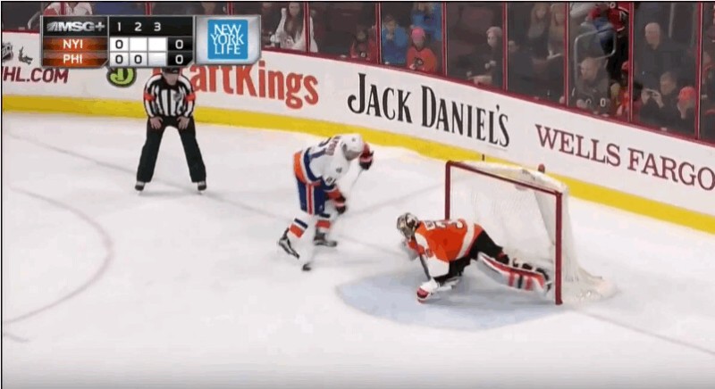 Un bien joli penalty de Kyle Okposo