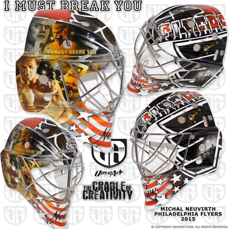 Le nouveau masque de Michal Neuvirth