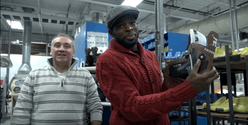 P.K. Subban a dessiné ses propres patins pour la Winter Classic