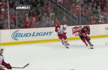 Passe parfaite de Lee Stempniak sur le but gagnant de Kyle Palmieri