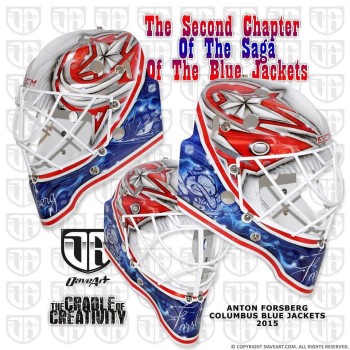 Le nouveau masque d'Anton Forsberg