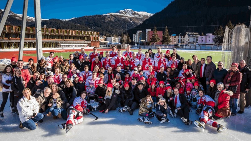 Team Canada version 2015 à la Coupe Spengler