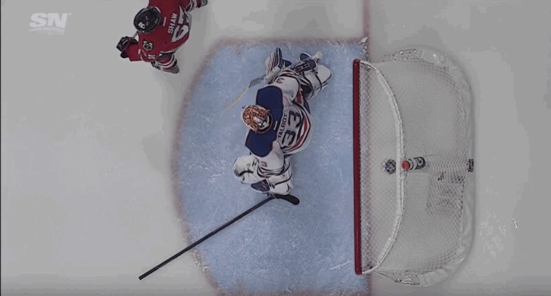 Une canne encombrante pour Cam Talbot