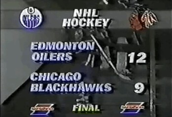 Le match lors duquel les Blackhawks avaient marqué 9 fois mais perdu malgré tout