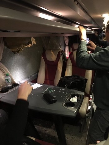 Le bus de Genève-Servette caillassé après le match à Lausanne